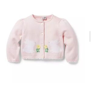 💖🐰Janie and Jack🐰💖 NWT ADORABLE Bunny Cardigan Sweater. 18-24m.
